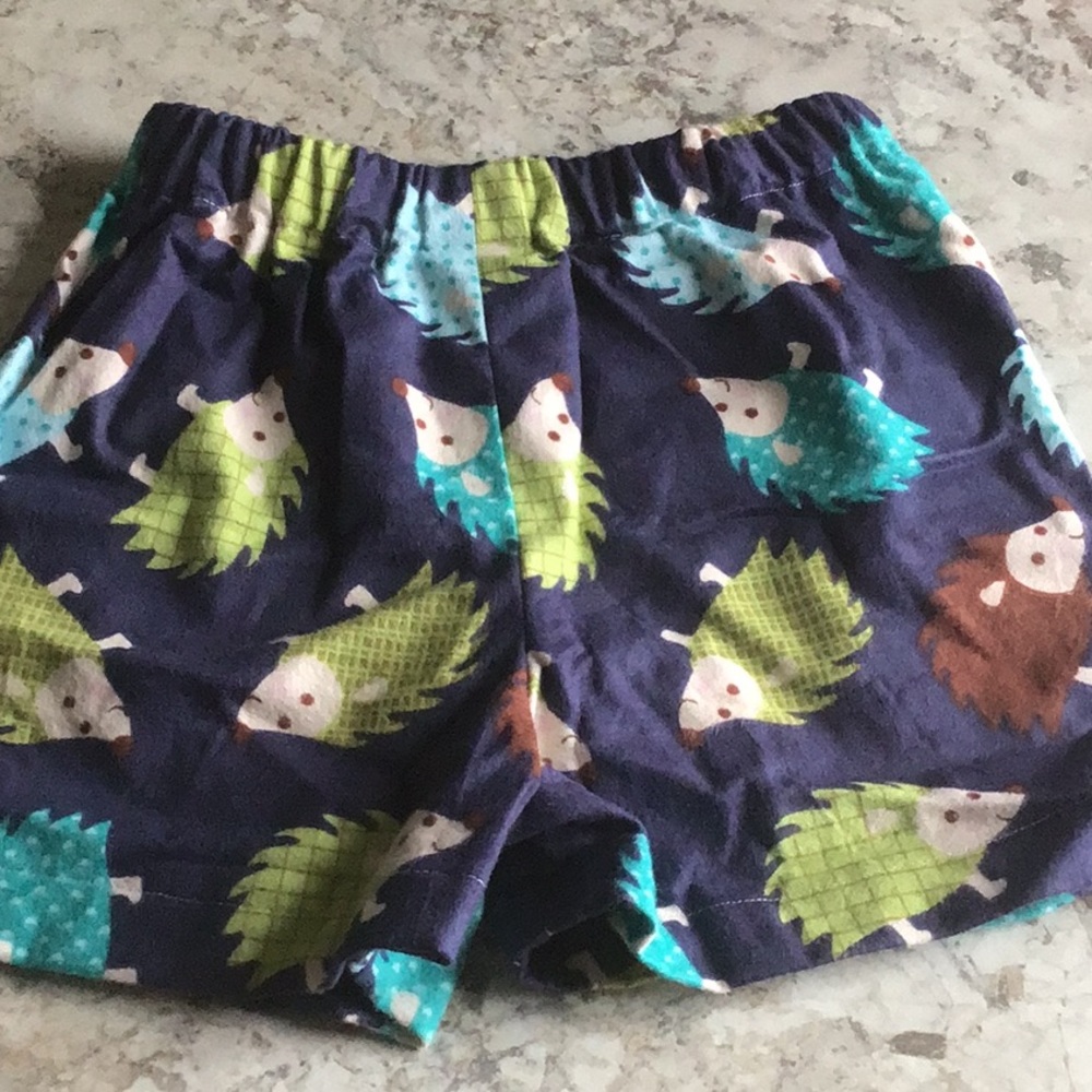 Boys hedgehog pajama PJ bottoms shorts size 4 new